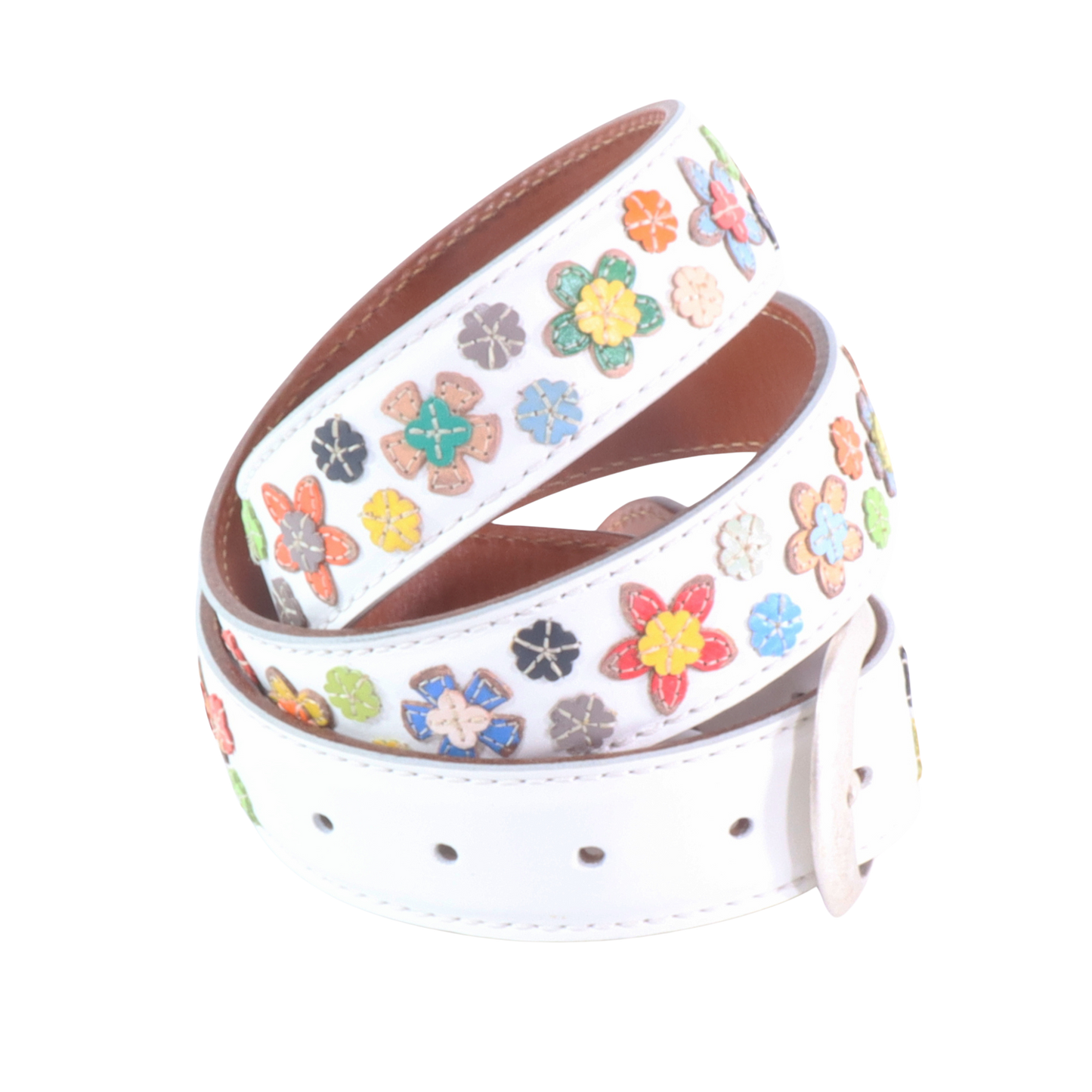 Cinture personalizzate, su misura. Applicazioni floreali, fiori colorati, stile primavera. Accessorio artigianale, dipinta a mano, fatta in Italia.
