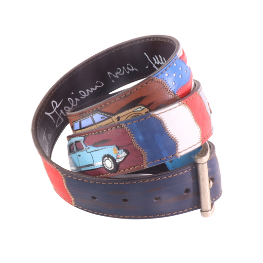 Handmade leather belt "Classifica Vespa"