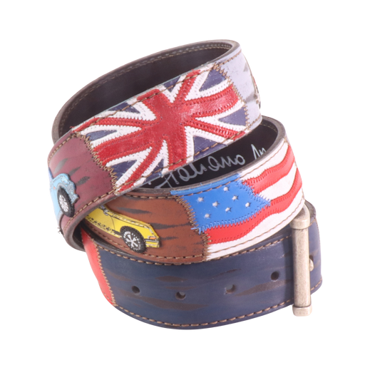 Handmade leather belt "Classifica Vespa"