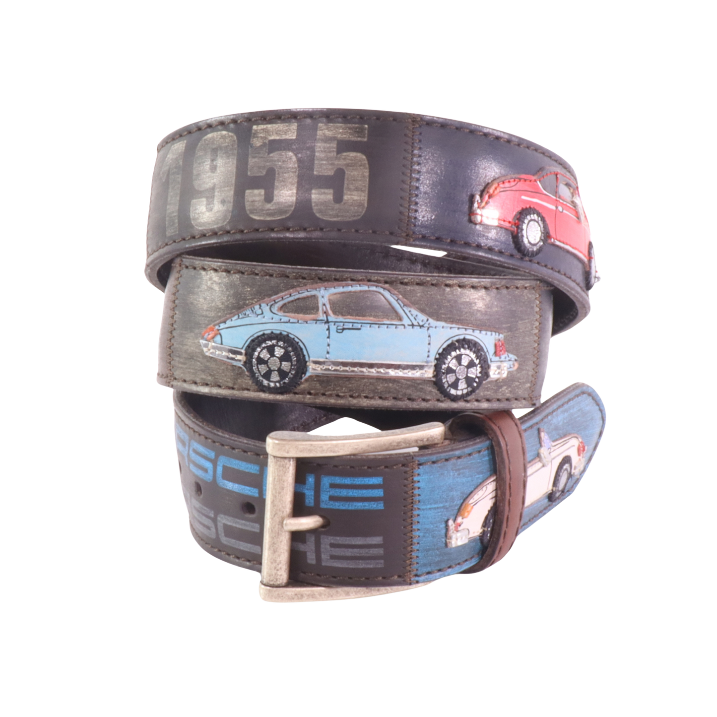 Handmade leather belt "Classifica Vespa"