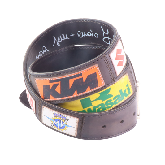 Handmade leather belt "Classifica Vespa"
