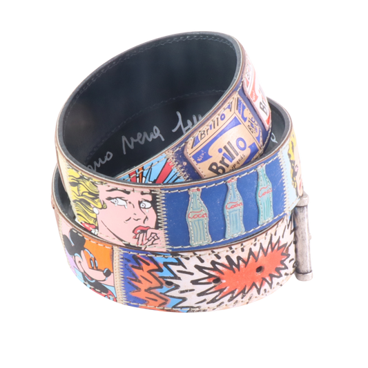 Handmade leather belt "Classifica Vespa"