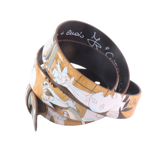 Handmade leather belt "Classifica Vespa"