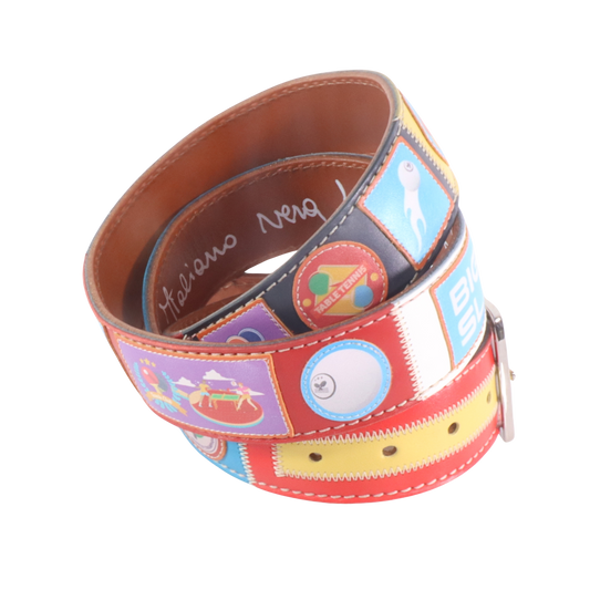 Handmade leather belt "Classifica Vespa"