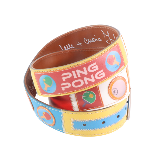 Handmade leather belt "Classifica Vespa"