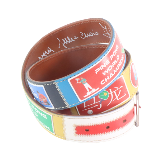 Handmade leather belt "Classifica Vespa"