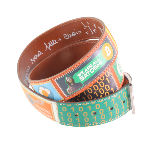 Handmade leather belt "Classifica Vespa"