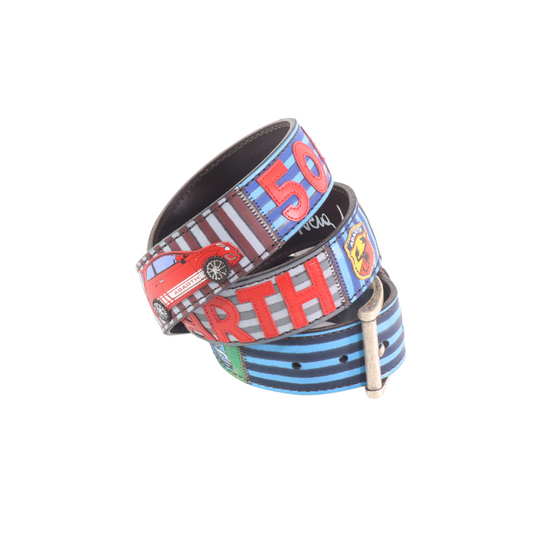 Handmade leather belt "Classifica Vespa"