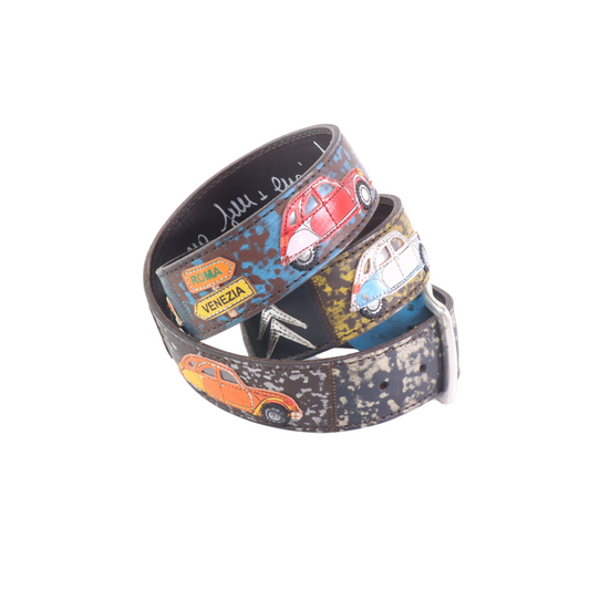 Handmade leather belt "Classifica Vespa"