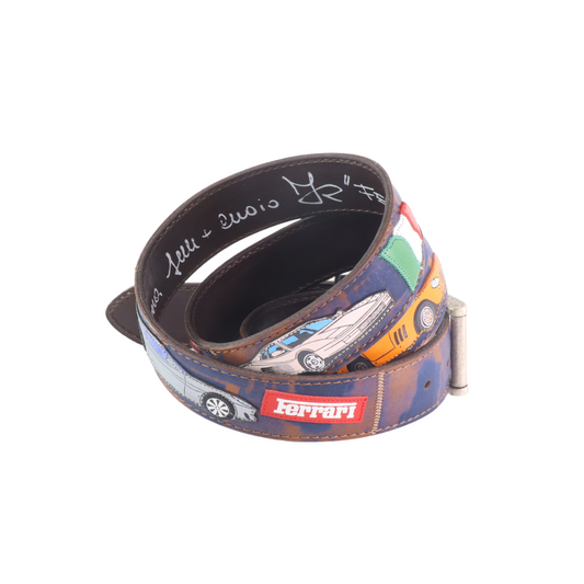 Handmade leather belt "Classifica Vespa"