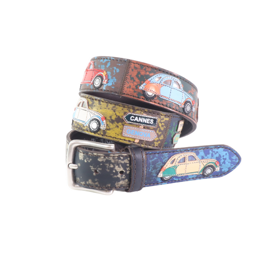 Cintura in pelle 2 cavalli | Artigianato Italiano