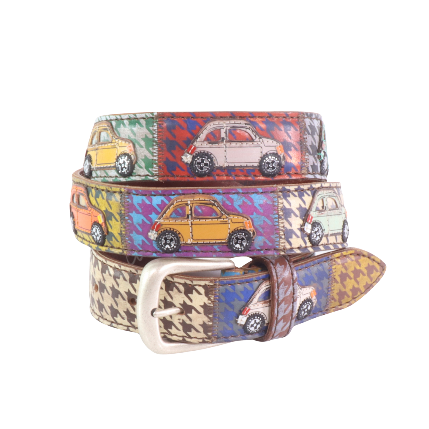 Cintura in pelle 500 in pet pull | Artigianato Italiano
