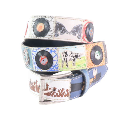 Cintura in pelle Copertine | Artigianato Italiano