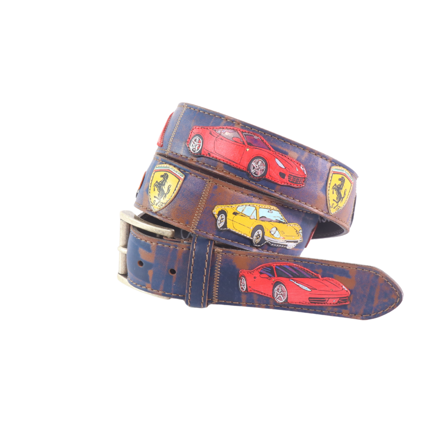 Cintura in pelle Ferrari Made in Italy | Artigianato Italiano