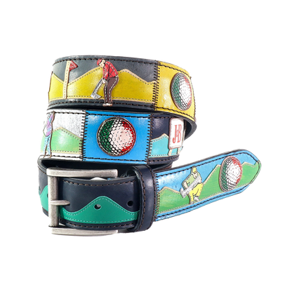 Cintura in pelle Golf Made in Italy | Artigianato Italiano
