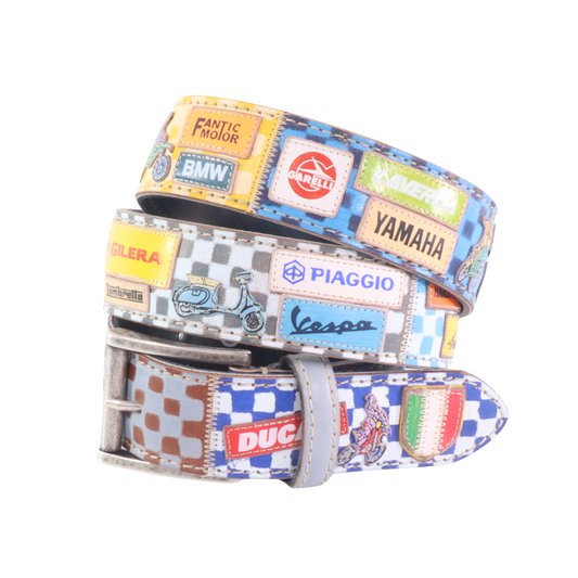 Cintura in pelle Moto Show | Artigianato Italiano