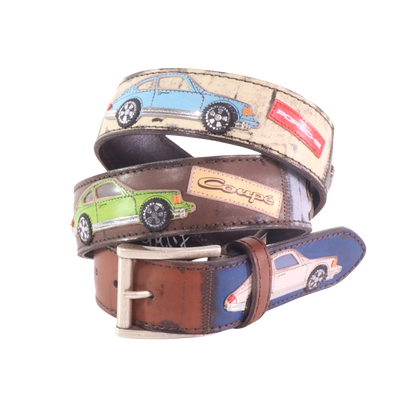 Cintura in pelle Porsche 911 Coupe | Artigianato Italiano