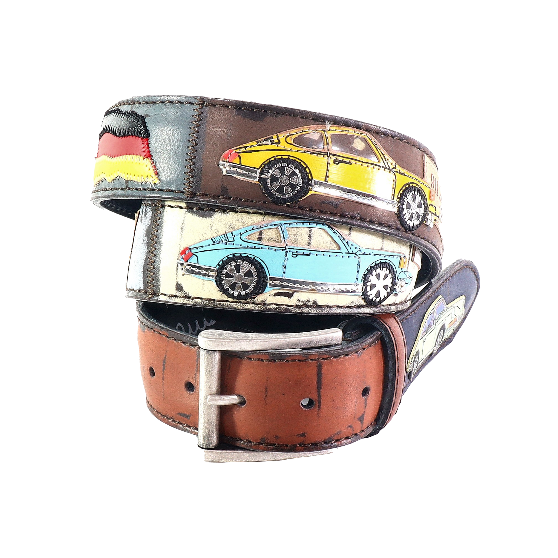 Cintura in pelle Porsche 911 Coupe | Artigianato Italiano