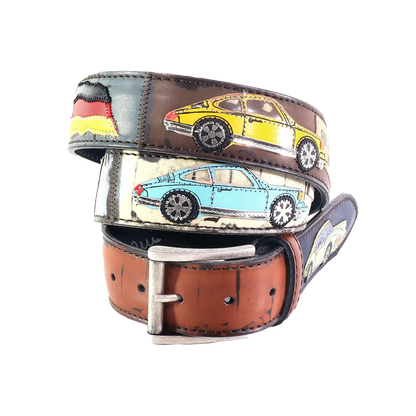Cintura in pelle Porsche 911 Coupe | Artigianato Italiano