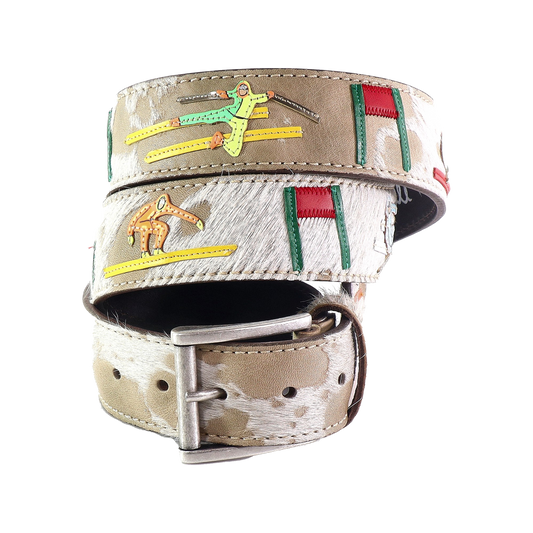 Cintura in pelle Sci | Artigianato Italiano