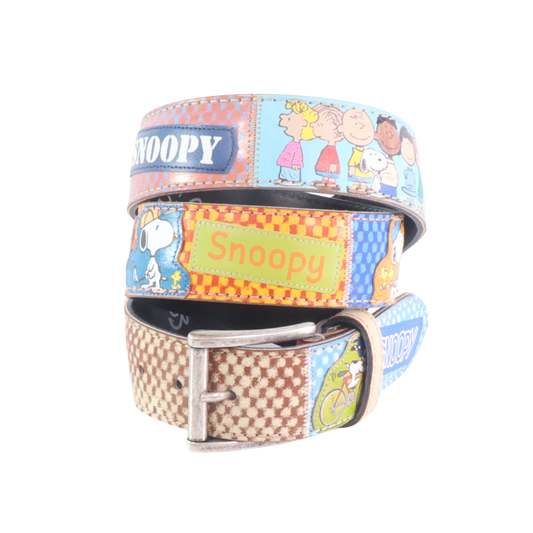 Cintura in pelle Snoopy | Artigianato Italiano