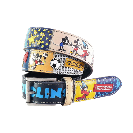 Cintura in pelle Topolino 2 | Artigianato Italiano