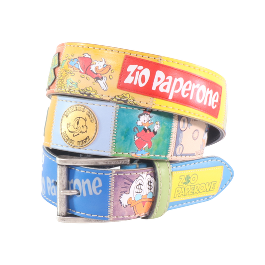 Cintura in pelle Zio Paperone | Artigianato Italiano