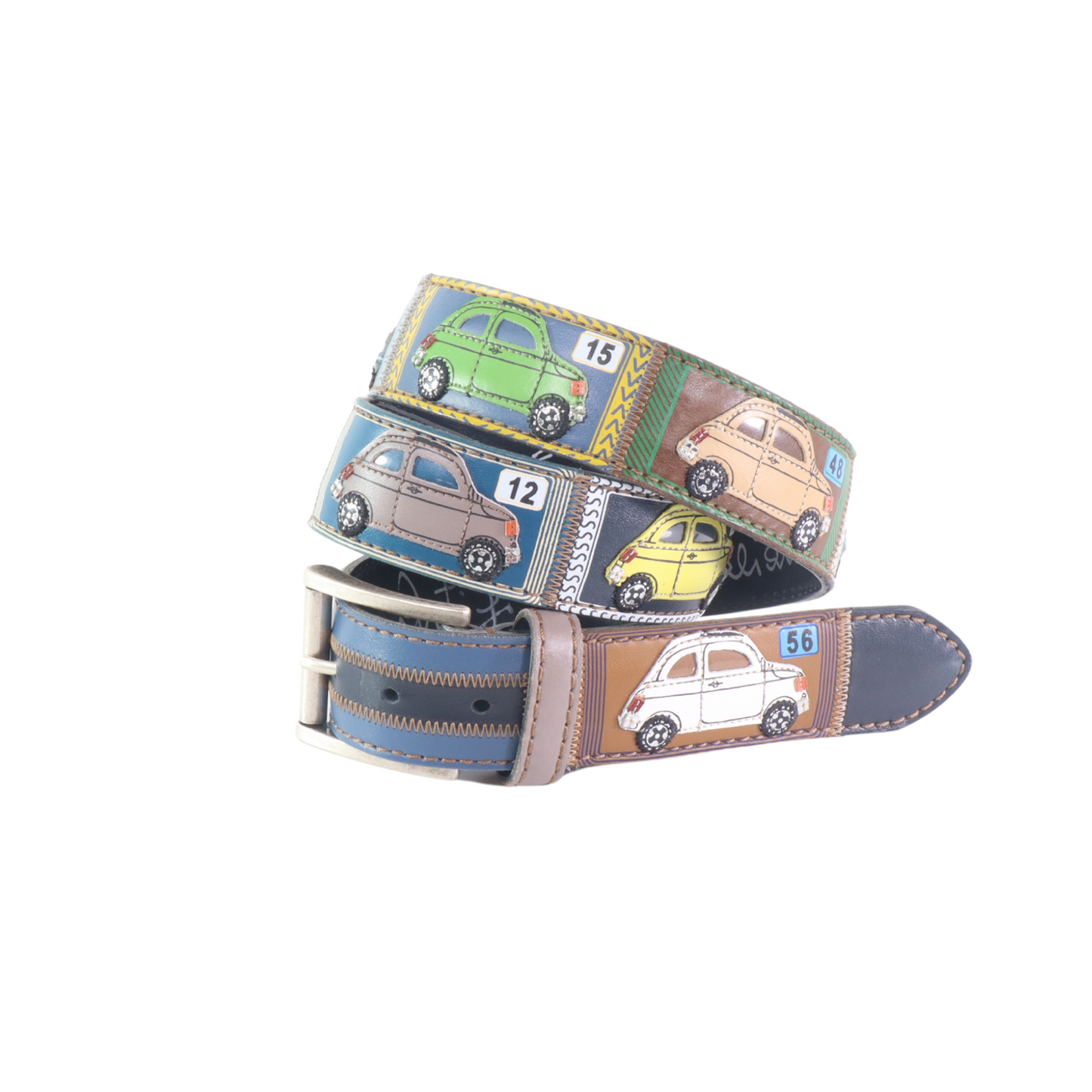 Handmade leather belt "Classifica Vespa"