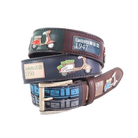 Handmade leather belt "Classifica Vespa"