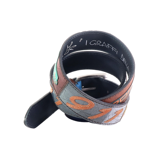 Cintura Artigianale "I graffi della Porsche 911"