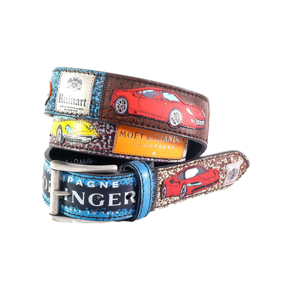 Cintura Artigianale "Brinda con Ferrari"