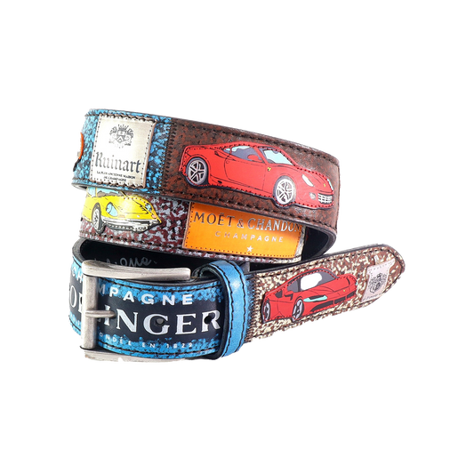 Cintura Artigianale "Brinda con Ferrari"